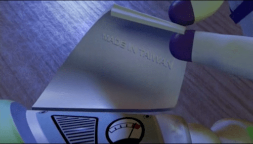 Buzz Lightyear Made In Taiwan